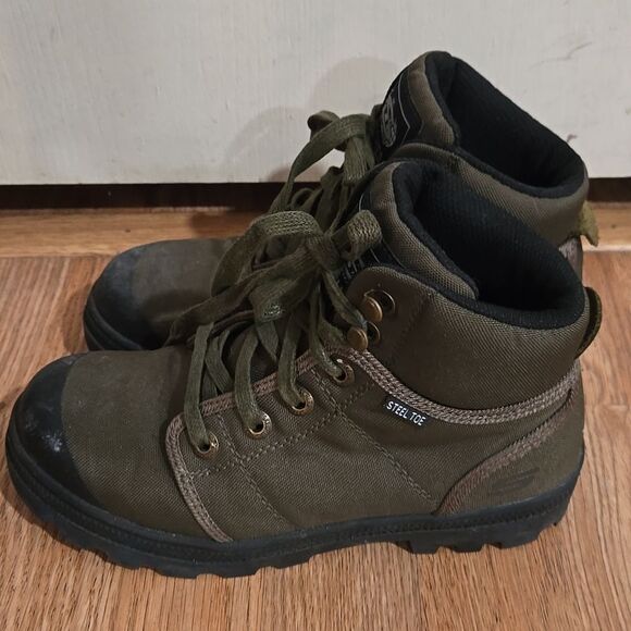 Skechers Womens Rotund Darragh Work Lace-Up Boot Safety Toe size 6.5 - Picture 7 of 12